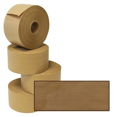 6 x Rolls Of Reinforced Gummed Paper Water Activated Tape 70mm x 100M